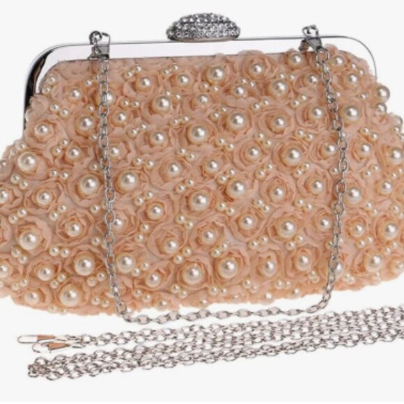 None Handbags - Beading Women Evening Bags Party Wedding Daily Diamonds Clutch Bag Purse NWOT